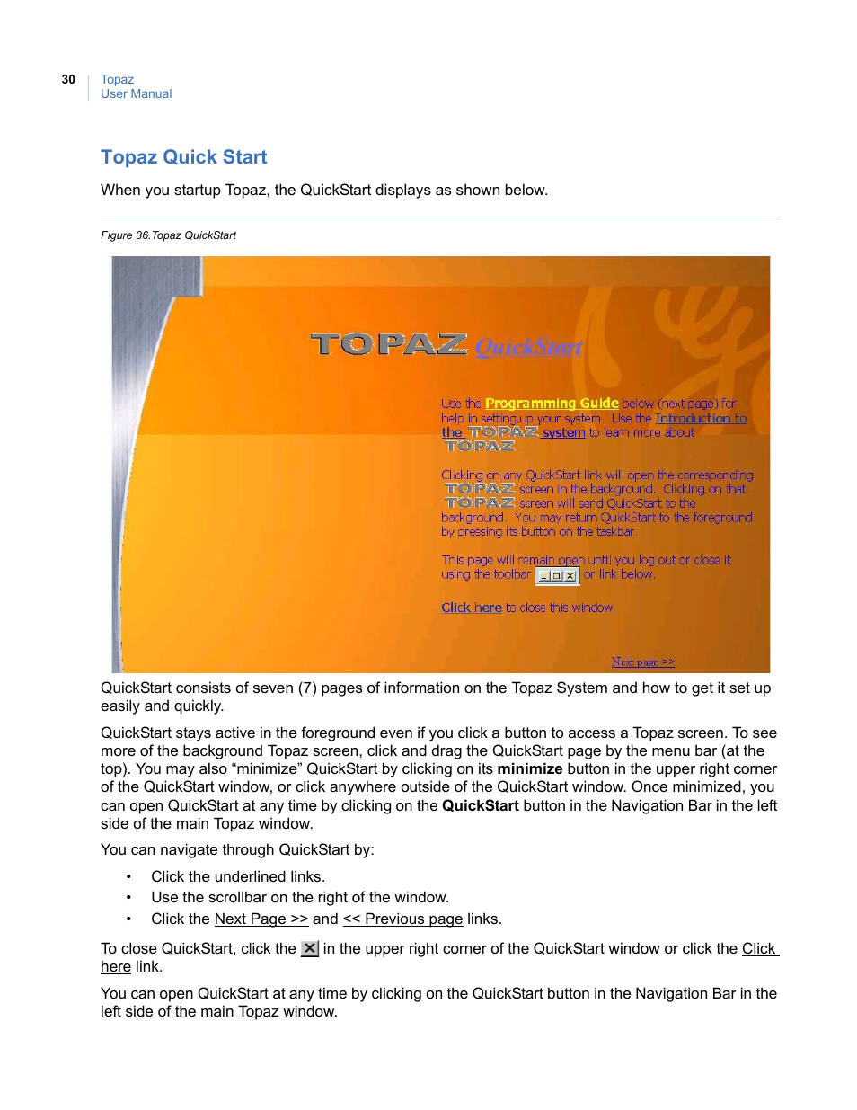Topaz quick start, Figure 36. topaz quickstart | Interlogix Topaz User Manual User Manual | Page 48 / 420