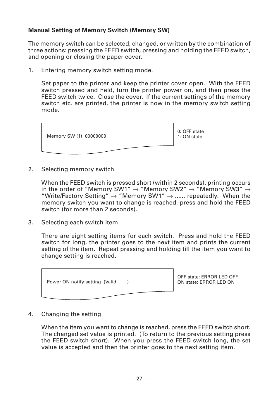 CITIZEN LINE THERMAL PRINTER CT-S280 User Manual | Page 31 / 33