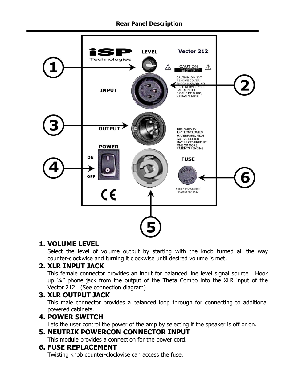 ISP Technologies VECTOR 212 EXT User Manual | Page 3 / 6