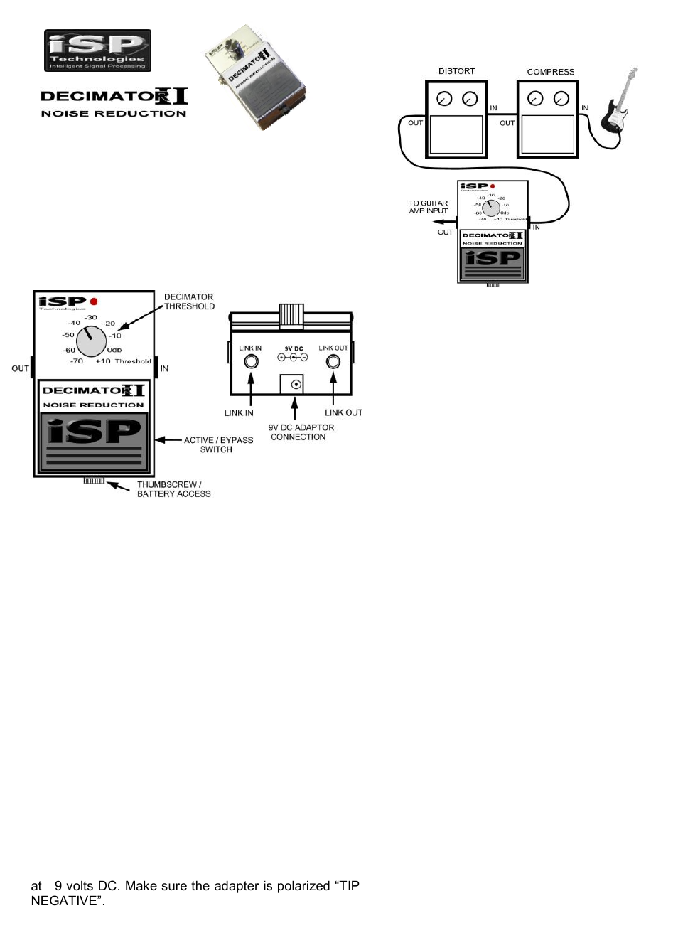 ISP Technologies DECIMATOR II User Manual | 2 pages