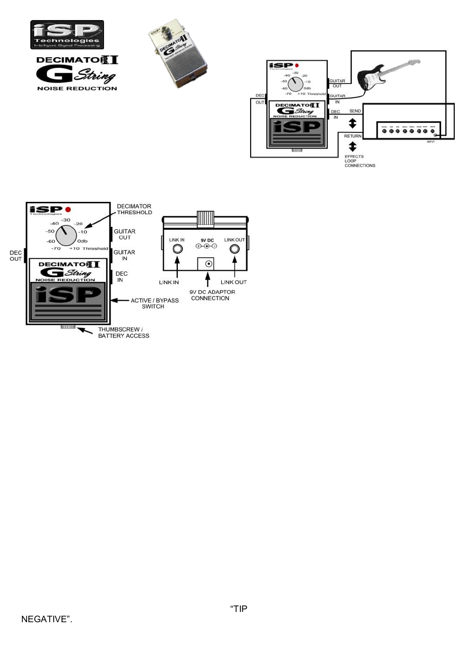 ISP Technologies DECIMATOR II G-STRING User Manual | 2 pages