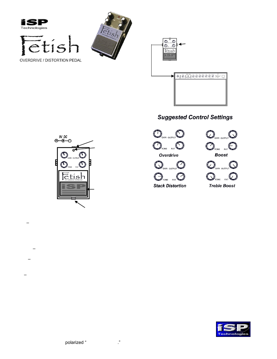ISP Technologies FETISH User Manual | 1 page