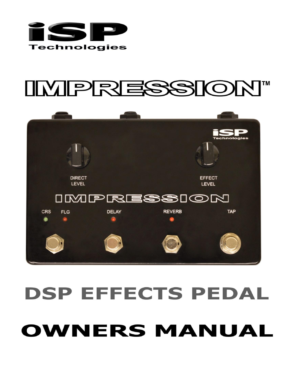 ISP Technologies IMPRESSION User Manual | 5 pages