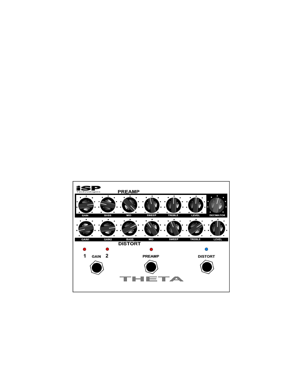 ISP Technologies THETA PRE AMP PEDAL User Manual | Page 10 / 12