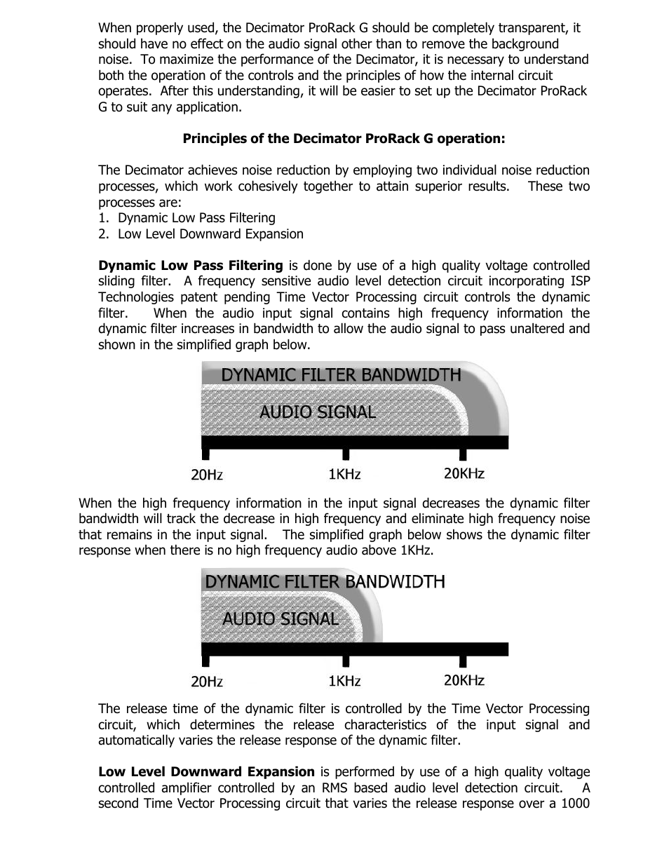 ISP Technologies DECIMATOR PRO RACK G – STEREO MOD User Manual | Page 6 / 9