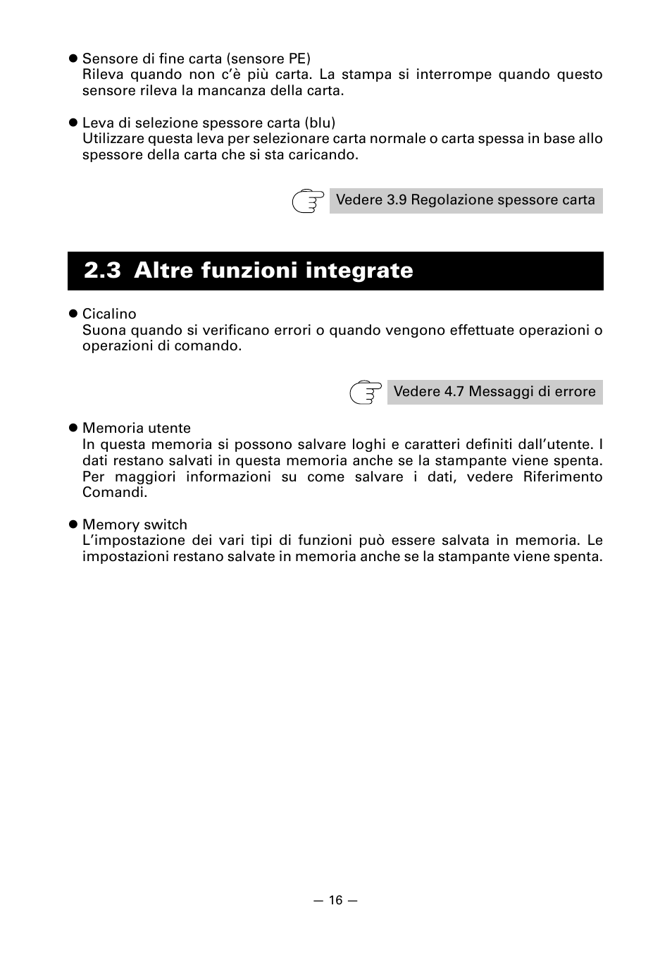 3 altre funzioni integrate | CITIZEN CT-S851 User Manual | Page 161 / 240