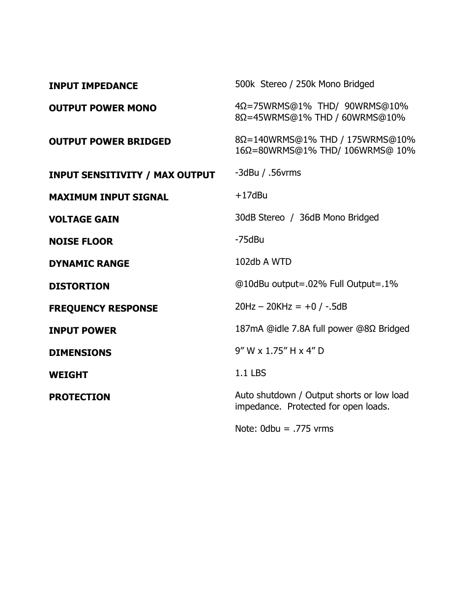 ISP Technologies STEALTH PRO POWER AMPLIFIER User Manual | Page 7 / 8