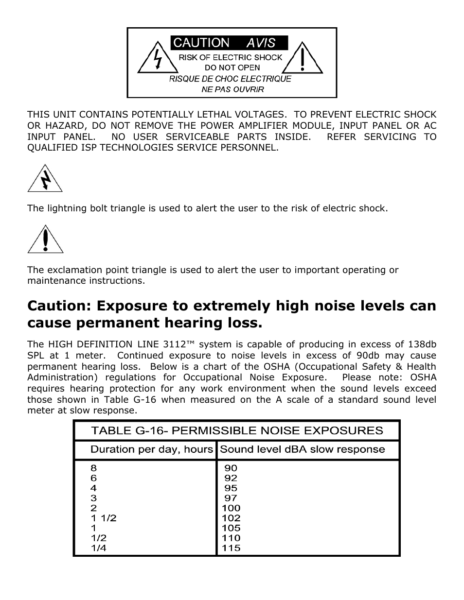ISP Technologies HDL 3112 User Manual | Page 3 / 10