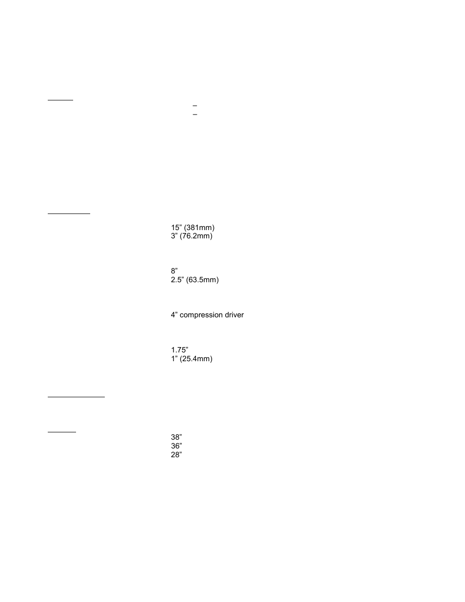 Specifications | ISP Technologies Reference Line 4215 User Manual | Page 7 / 8