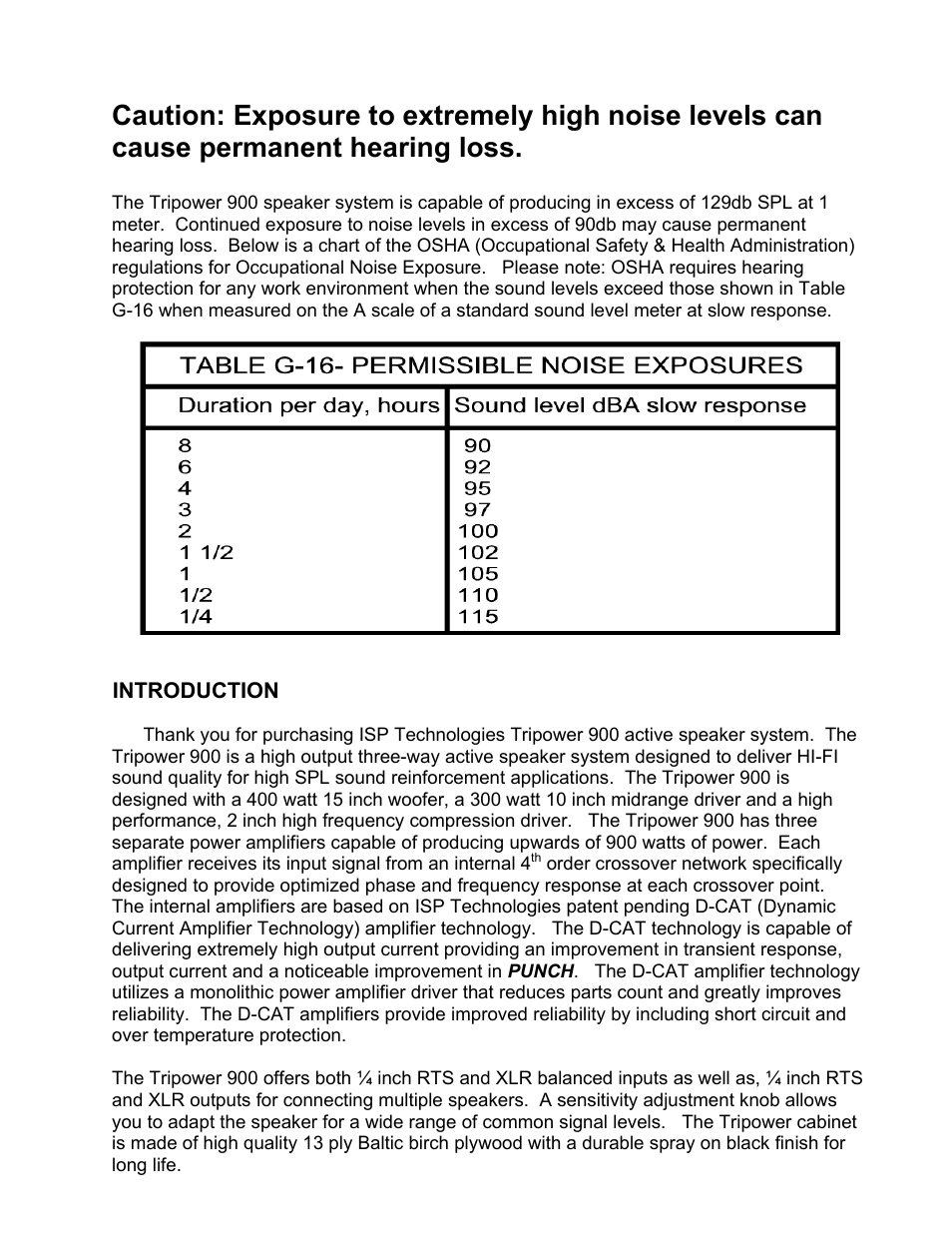ISP Technologies Tripower 900 User Manual | Page 2 / 8