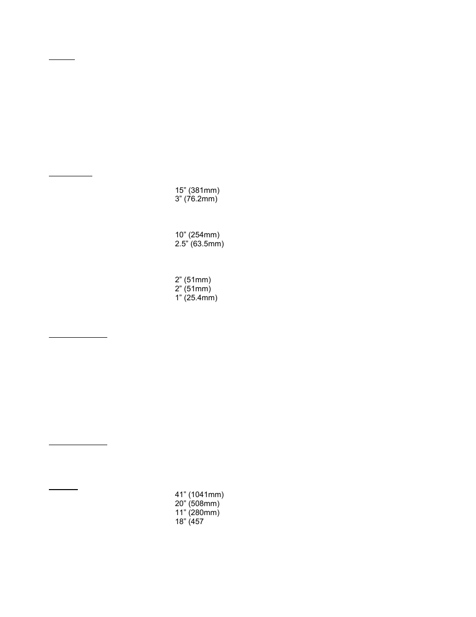 Specifications | ISP Technologies Tripower 15 User Manual | Page 8 / 9