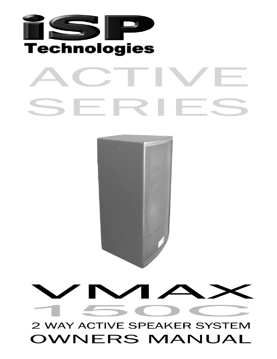 ISP Technologies VMAX 150C User Manual | 10 pages