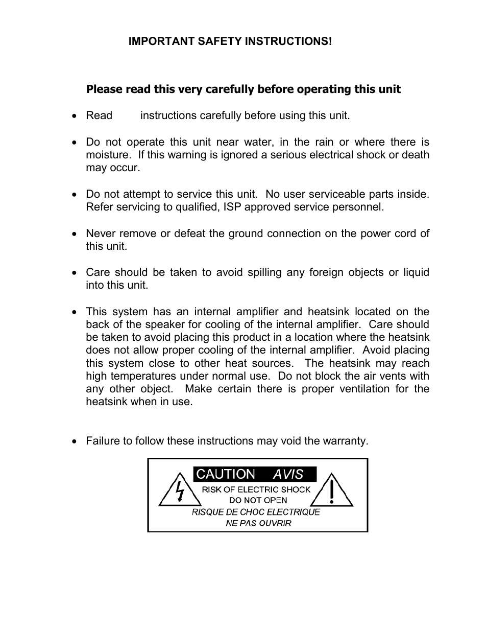 ISP Technologies HDA 1003 Remote Amplifier User Manual | Page 2 / 6