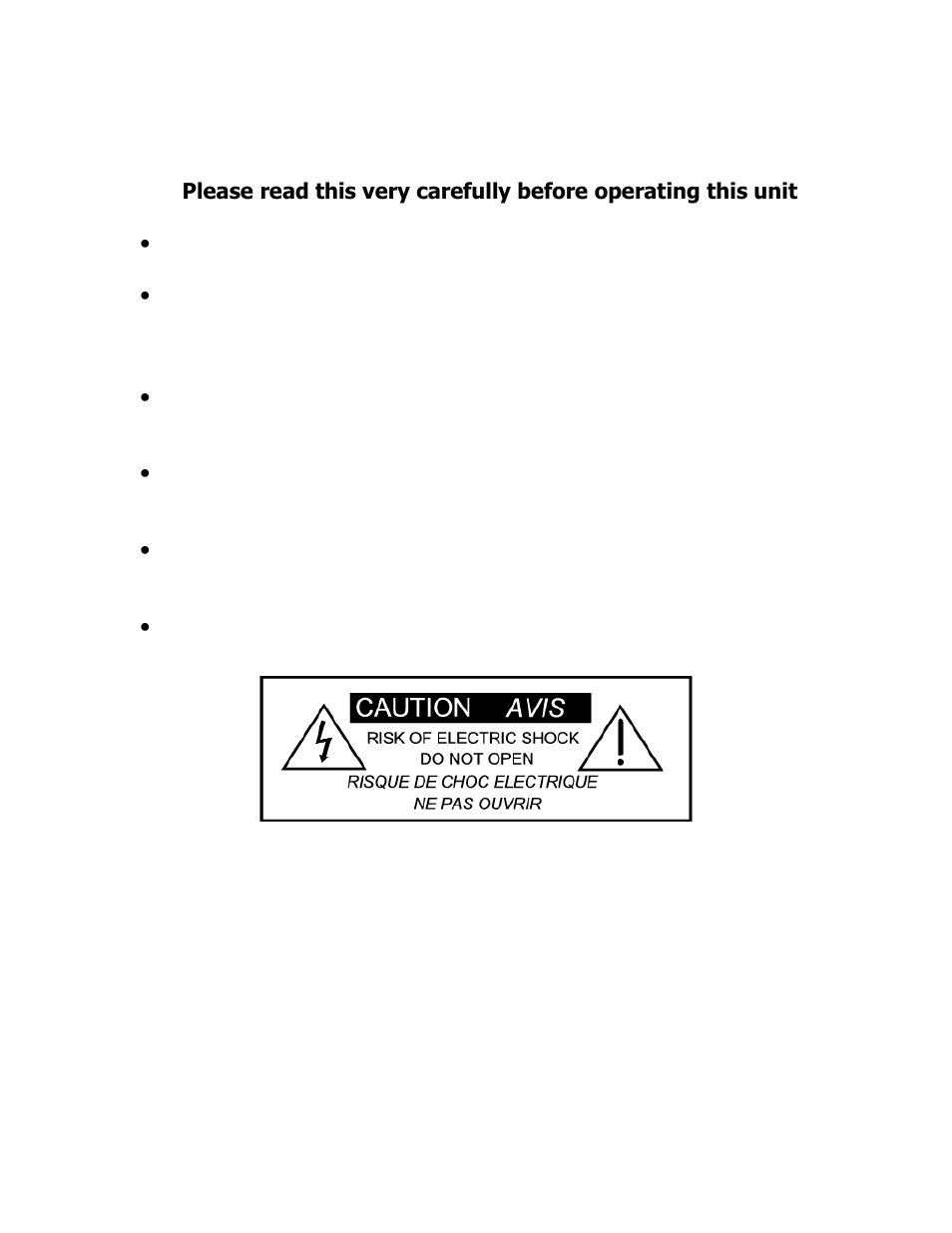 Caution | ISP Technologies SB 112 User Manual | Page 2 / 9