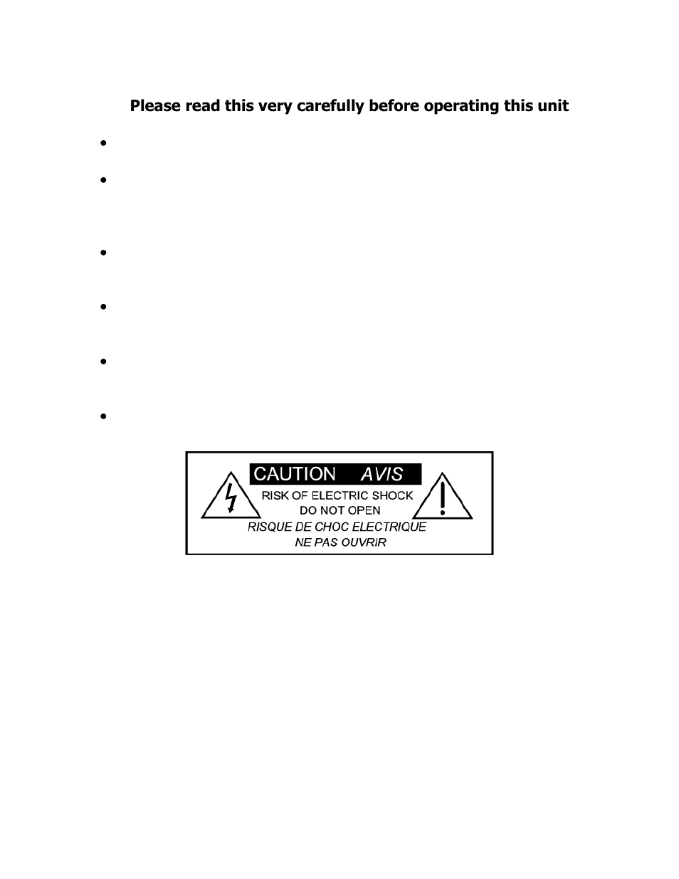 Caution | ISP Technologies SM 2110 User Manual | Page 2 / 9