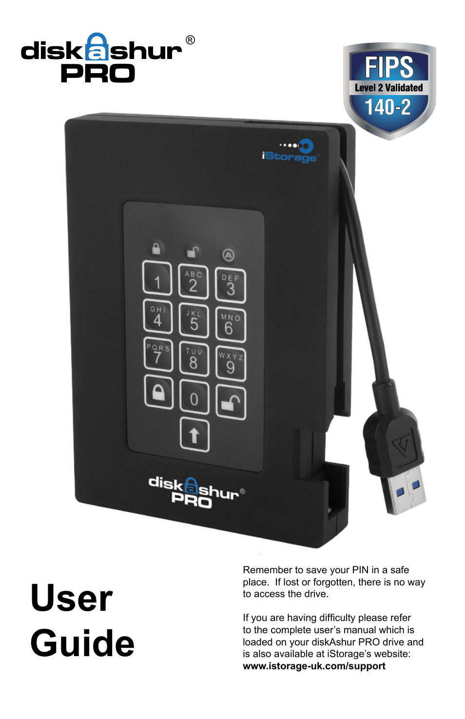 iStorage diskAshur Pro Manual User Manual | 19 pages
