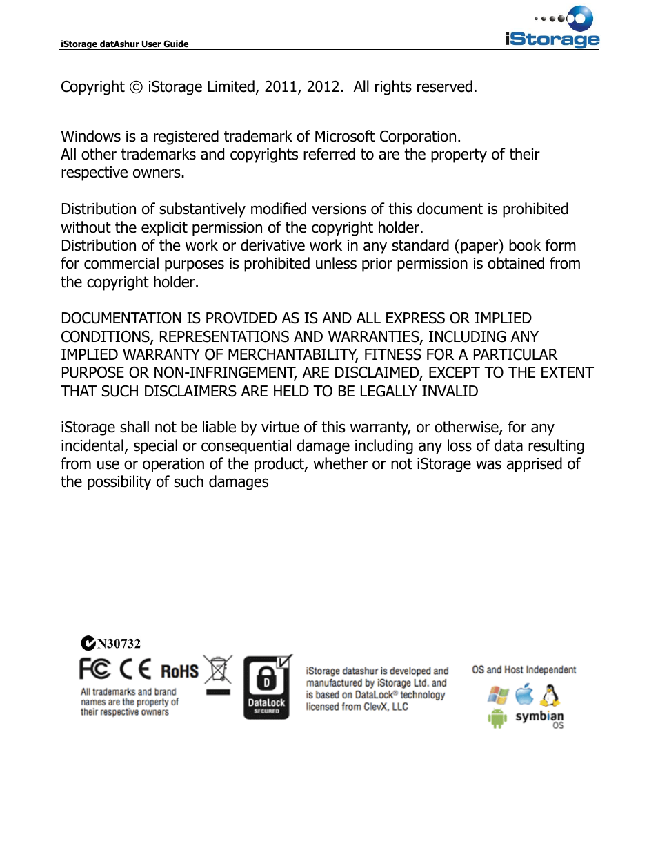 iStorage datAshur user guide User Manual | Page 2 / 14