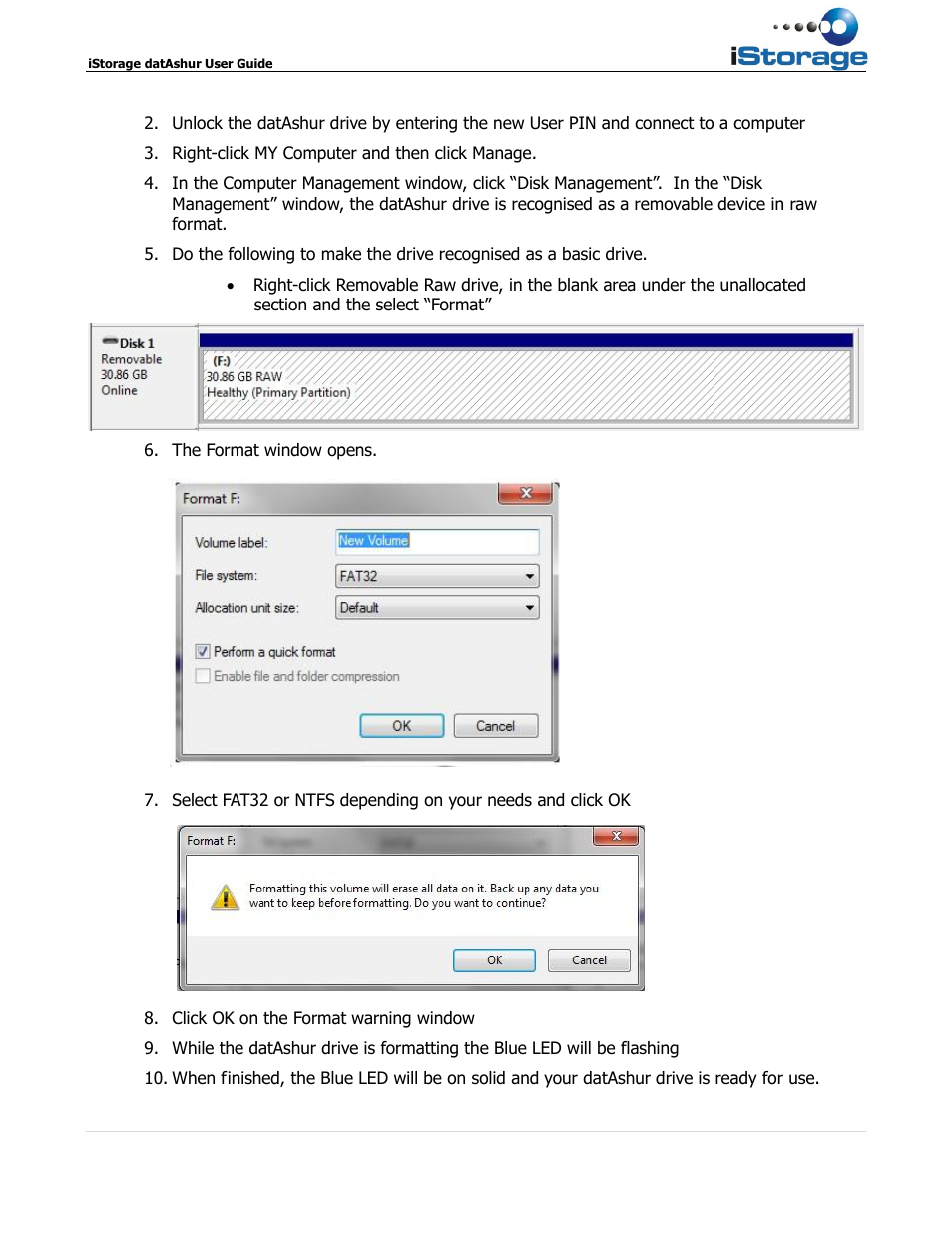 iStorage datAshur user guide User Manual | Page 7 / 14