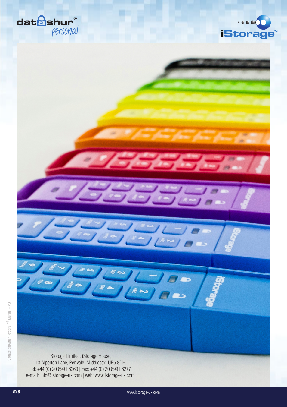 Personal | iStorage datAshur Personal Manual User Manual | Page 28 / 28