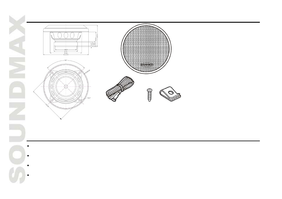 Description important safeguards | SoundMax SM-CSM403 User Manual | Page 2 / 13