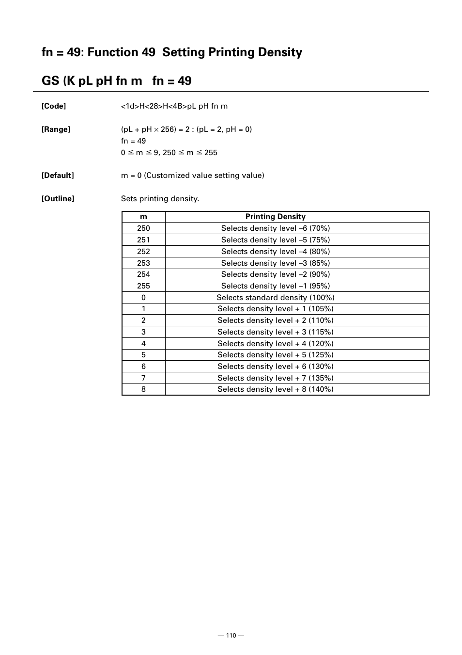 Gs (k pl ph fn m fn = 49 | CITIZEN CT-S300 User Manual | Page 115 / 158