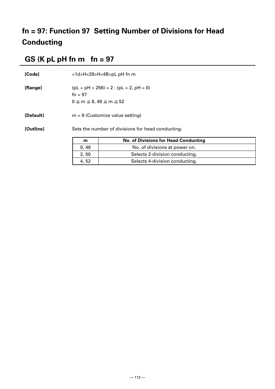 Gs (k pl ph fn m fn = 97 | CITIZEN CT-S300 User Manual | Page 117 / 158