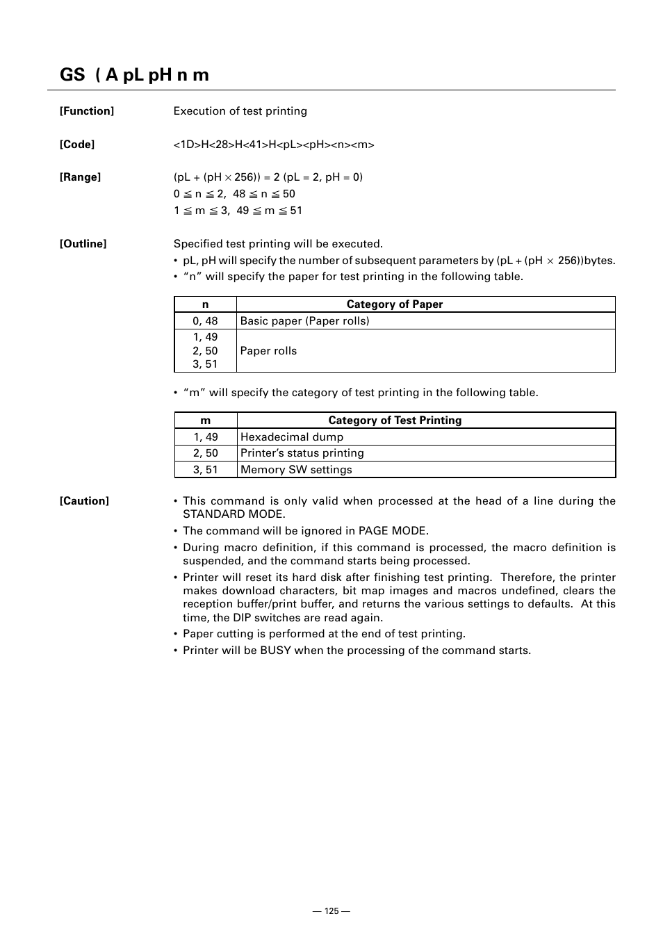 Gs ( a pl ph n m | CITIZEN CT-S300 User Manual | Page 130 / 158