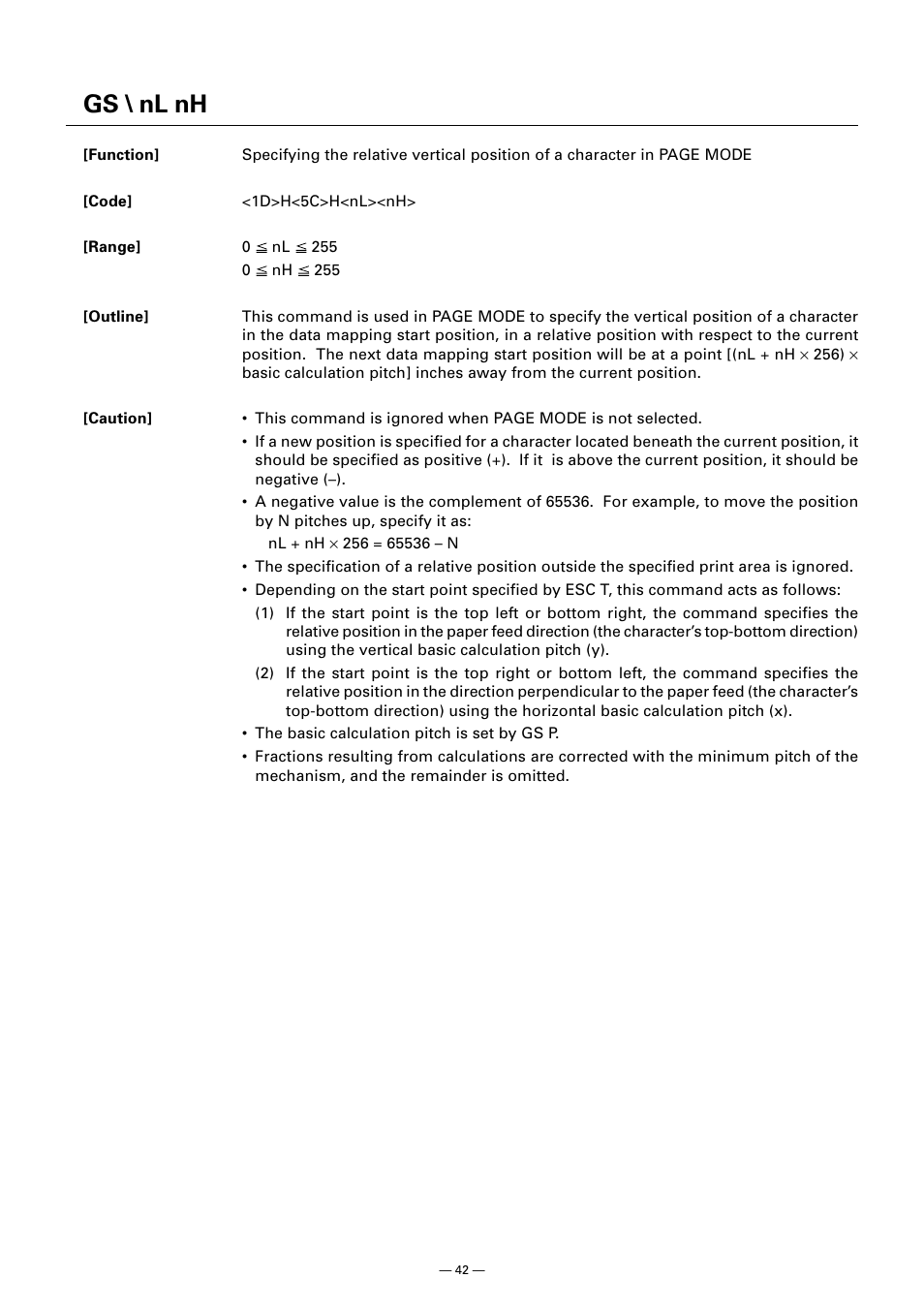 Gs \ nl nh | CITIZEN CT-S300 User Manual | Page 47 / 158