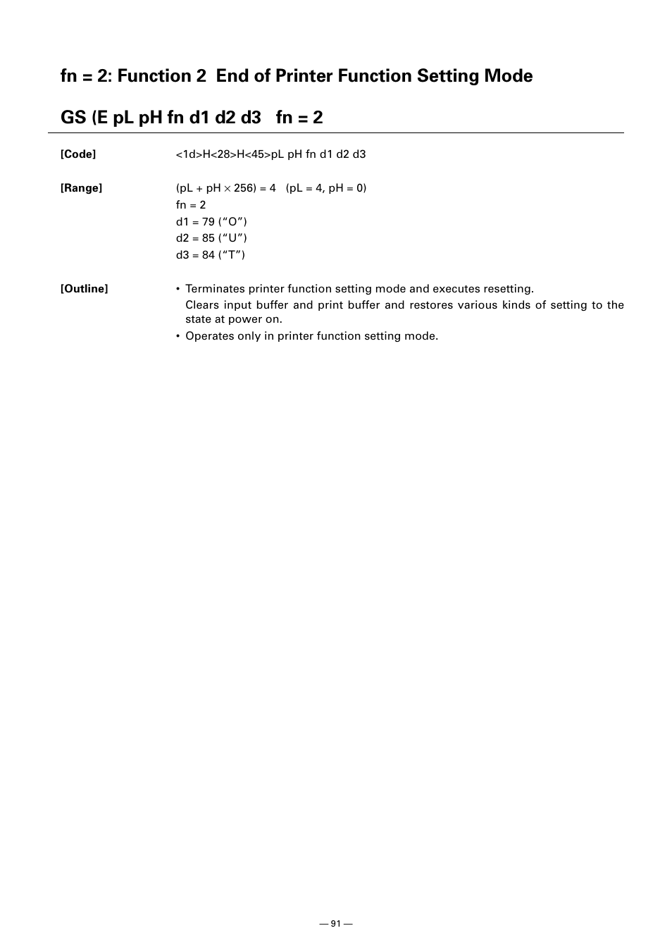 Gs (e pl ph fn d1 d2 d3 fn = 2 | CITIZEN CT-S300 User Manual | Page 96 / 158
