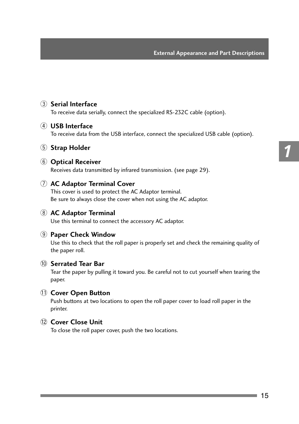 CITIZEN PD-24 User Manual | Page 15 / 56