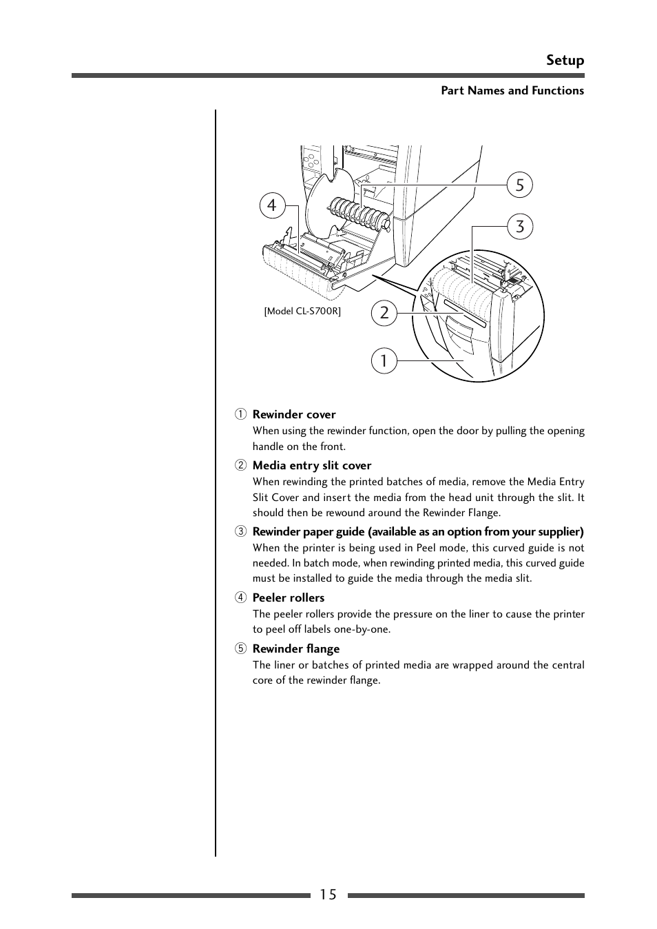 CITIZEN CL-S700R User Manual | Page 15 / 80