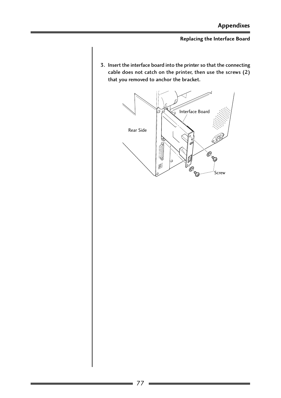 77 appendixes | CITIZEN CL-S700R User Manual | Page 77 / 80