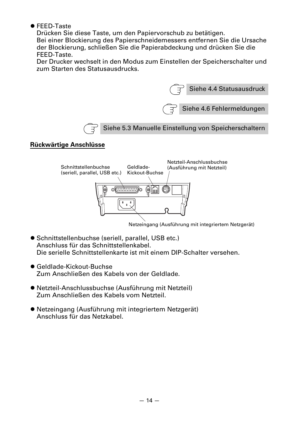 CITIZEN LINE THERMAL PRINTER CT-S601 User Manual | Page 104 / 220