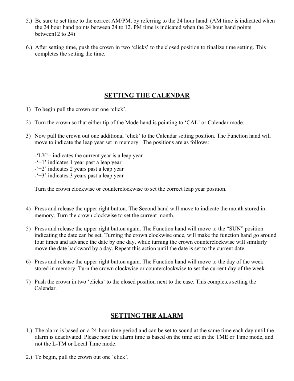 CITIZEN CALIBRE 8700 User Manual | Page 6 / 8