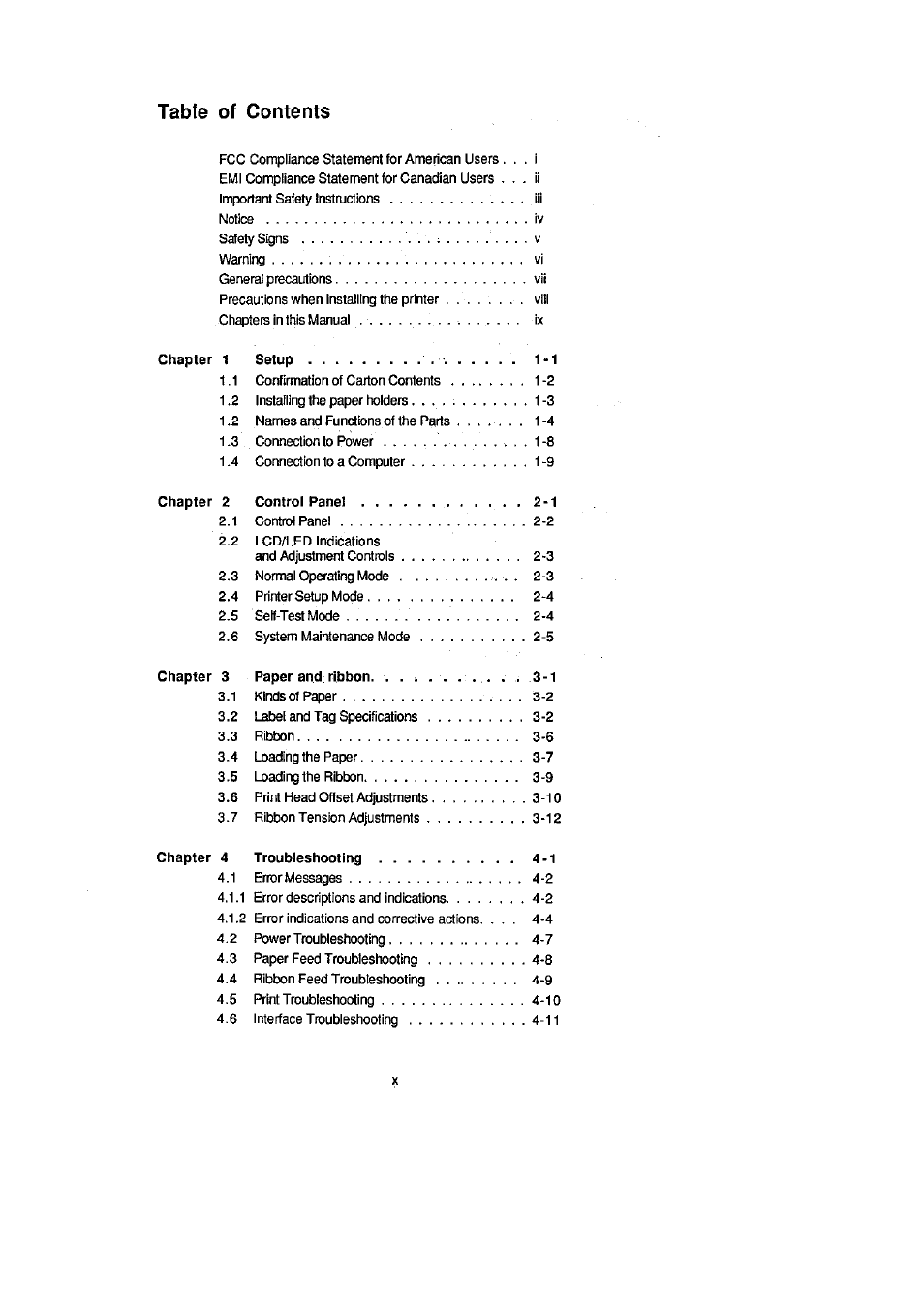 CITIZEN CLP-2001 User Manual | Page 11 / 68
