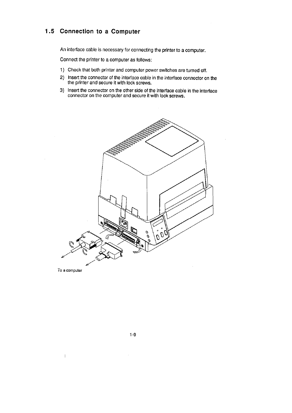 5 connection to a computer | CITIZEN CLP-2001 User Manual | Page 21 / 68