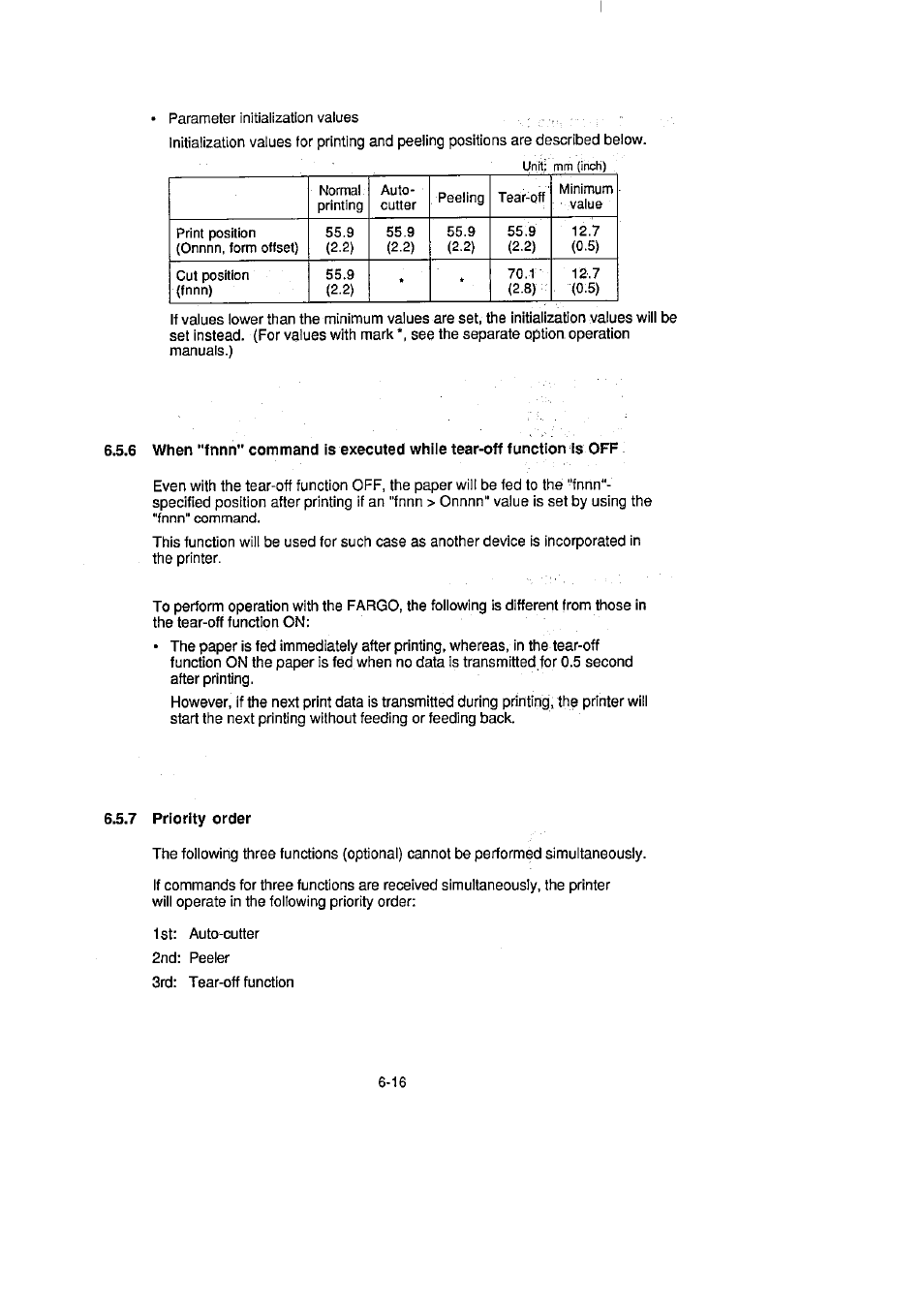 7 priority order, 7 priority order -16 | CITIZEN CLP-2001 User Manual | Page 68 / 68