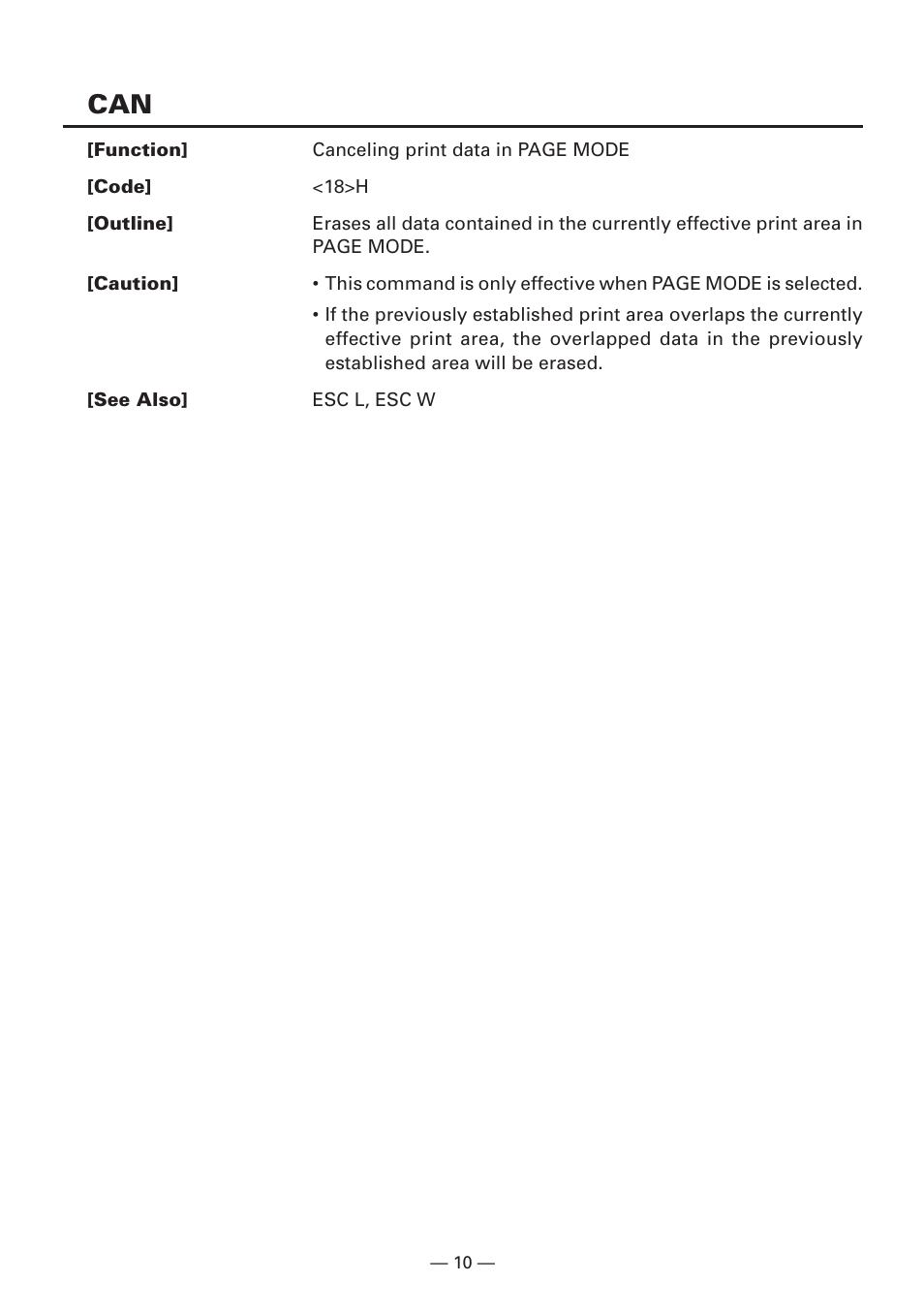 CITIZEN CBM1000II User Manual | Page 12 / 112