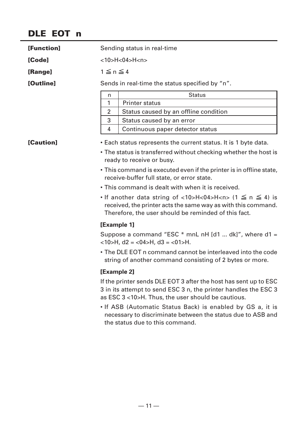 Dle eot n | CITIZEN CBM1000II User Manual | Page 13 / 112