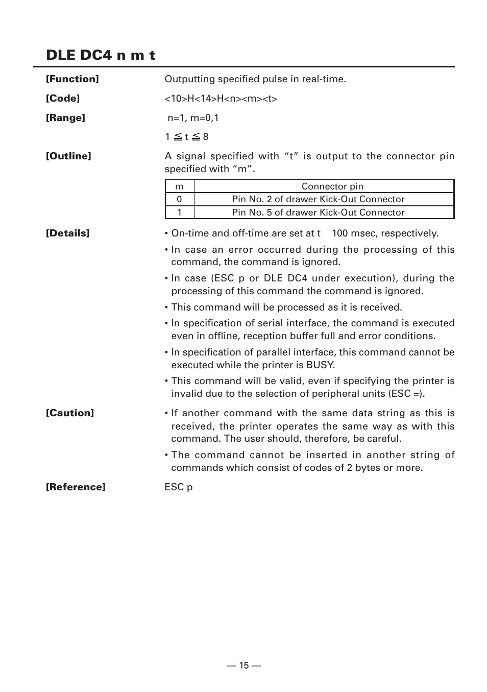 Dle dc4 n m t | CITIZEN CBM1000II User Manual | Page 17 / 112