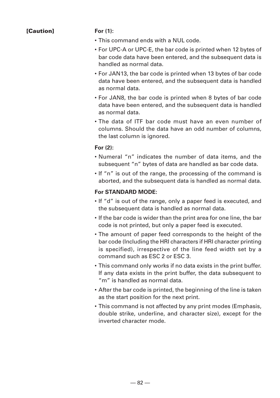 CITIZEN CBM1000II User Manual | Page 84 / 112