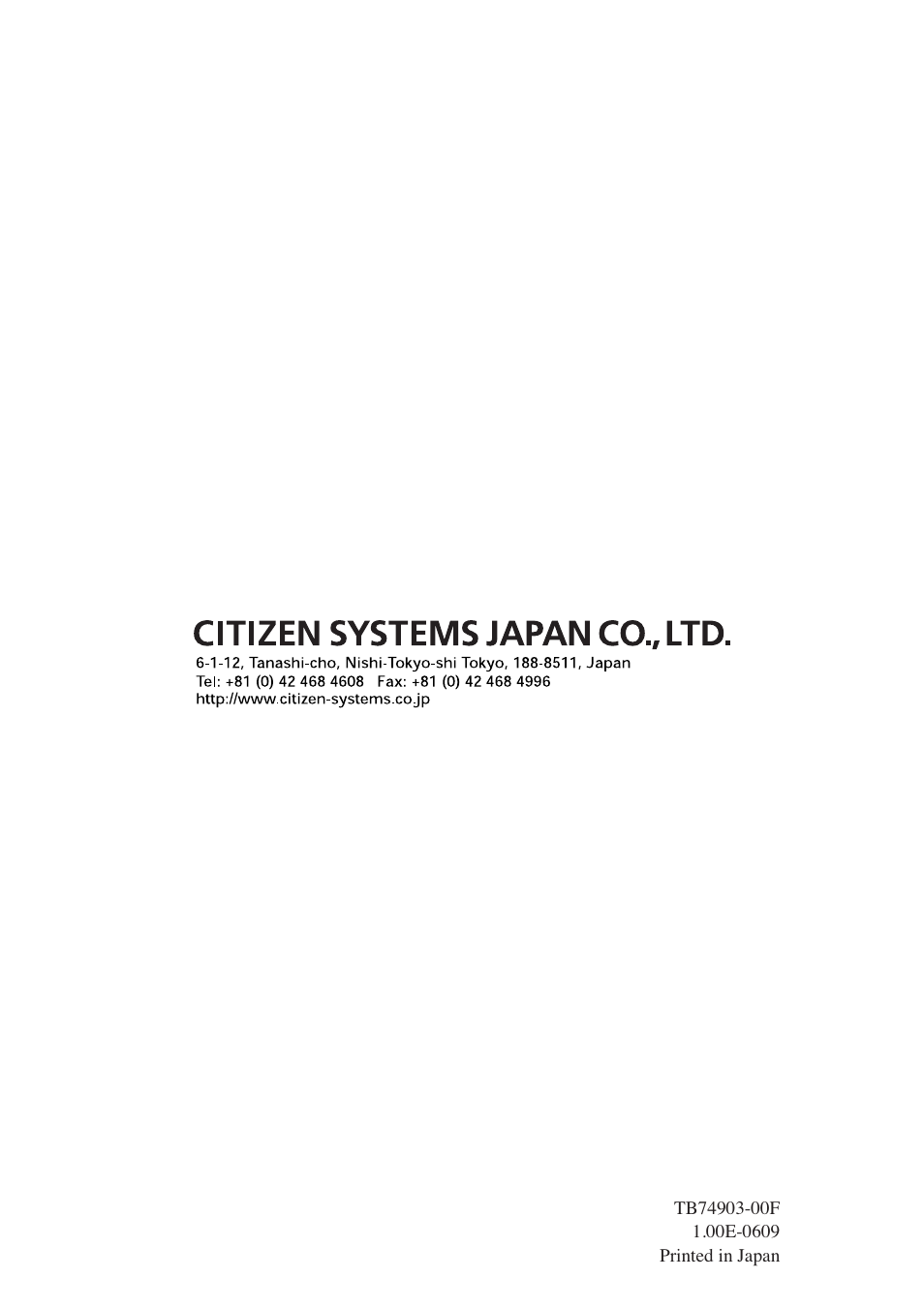 CITIZEN CT-S4000DC User Manual | Page 136 / 136