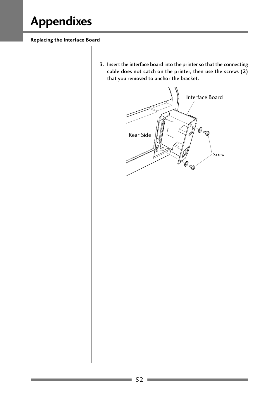 Appendixes | CITIZEN CLP-521 User Manual | Page 52 / 54