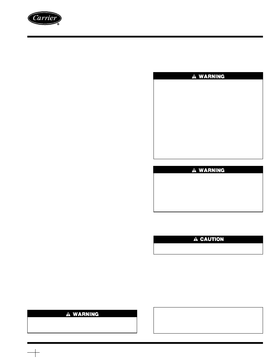 Carrier SINGLE PACKAGE ROOFTOP UNITS ELECTRIC COOLING/GAS HEATING EY024-048 User Manual | 64 pages