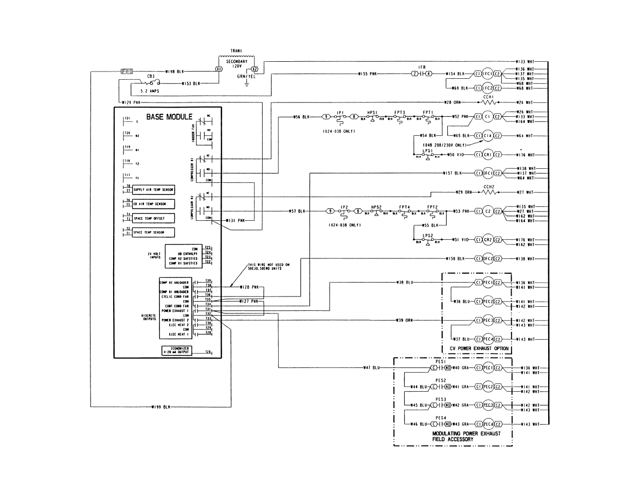 Carrier SINGLE PACKAGE ROOFTOP UNITS ELECTRIC COOLING/GAS HEATING EY024-048 User Manual | Page 53 / 64