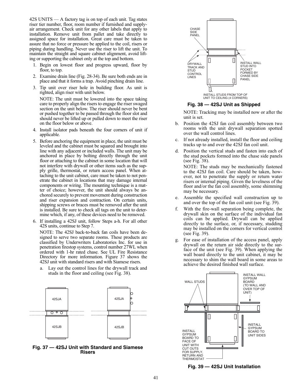 Carrier 42V User Manual | Page 41 / 72