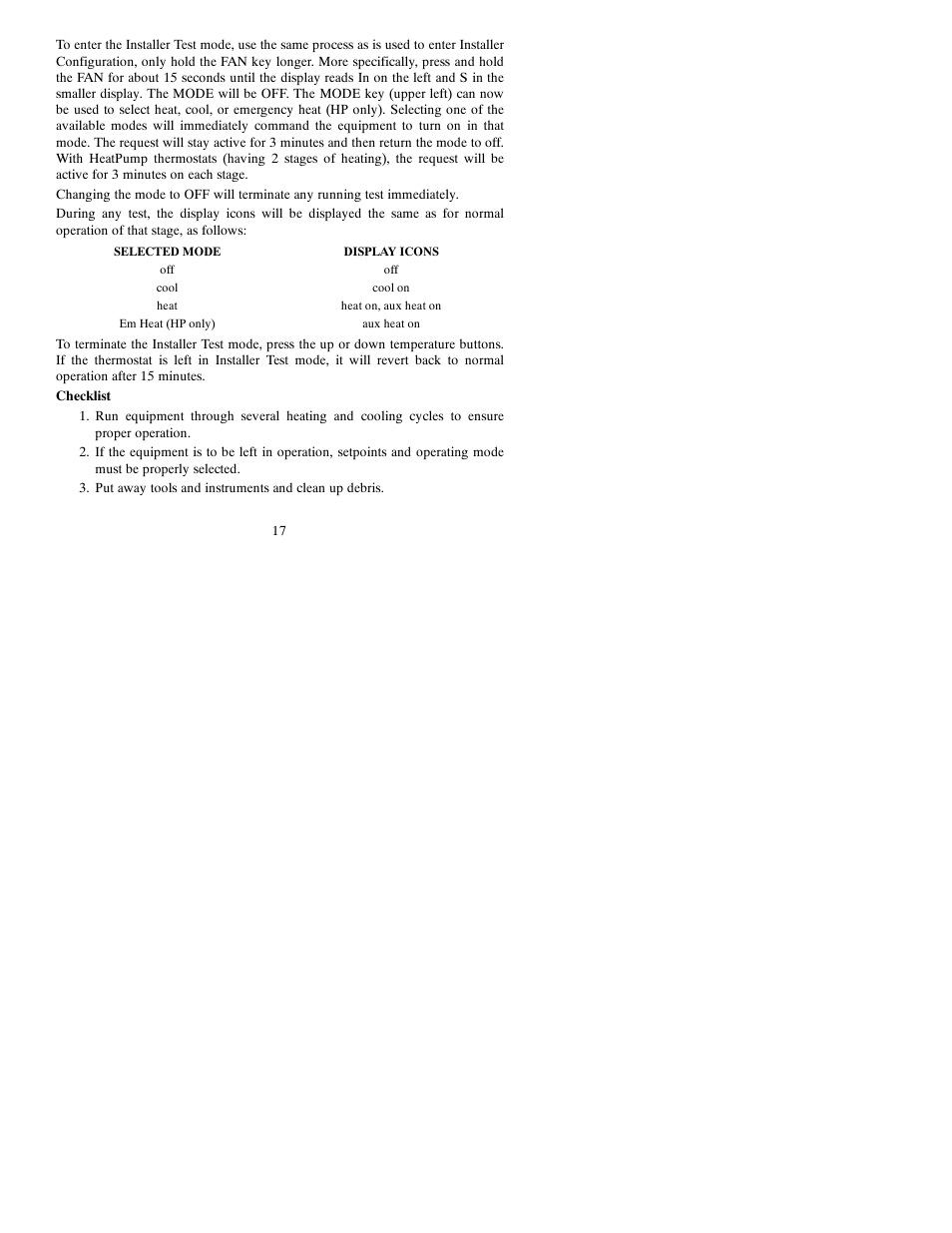 Carrier PTACSTAT-NP-HP User Manual | Page 17 / 32