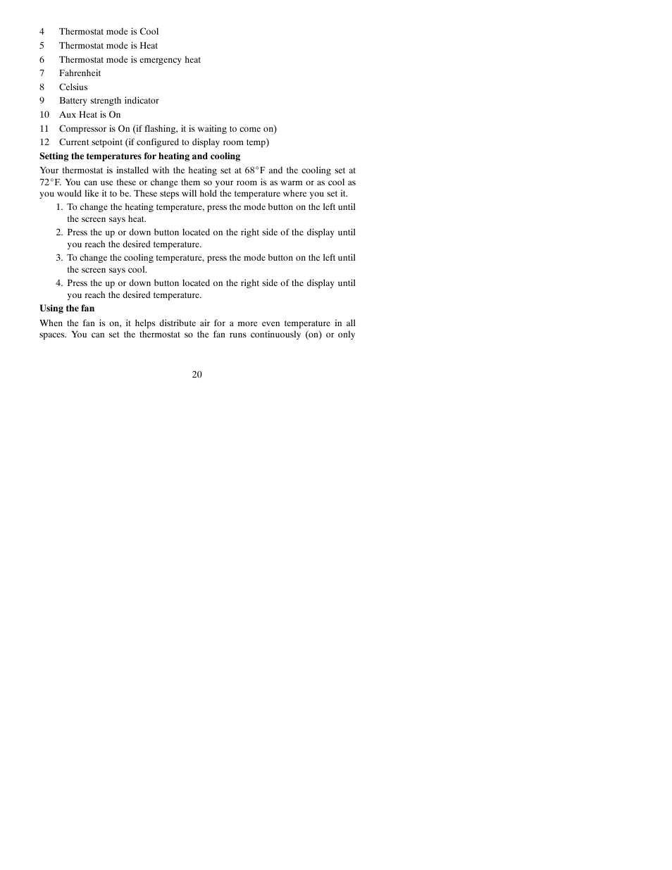 Carrier PTACSTAT-NP-HP User Manual | Page 20 / 32