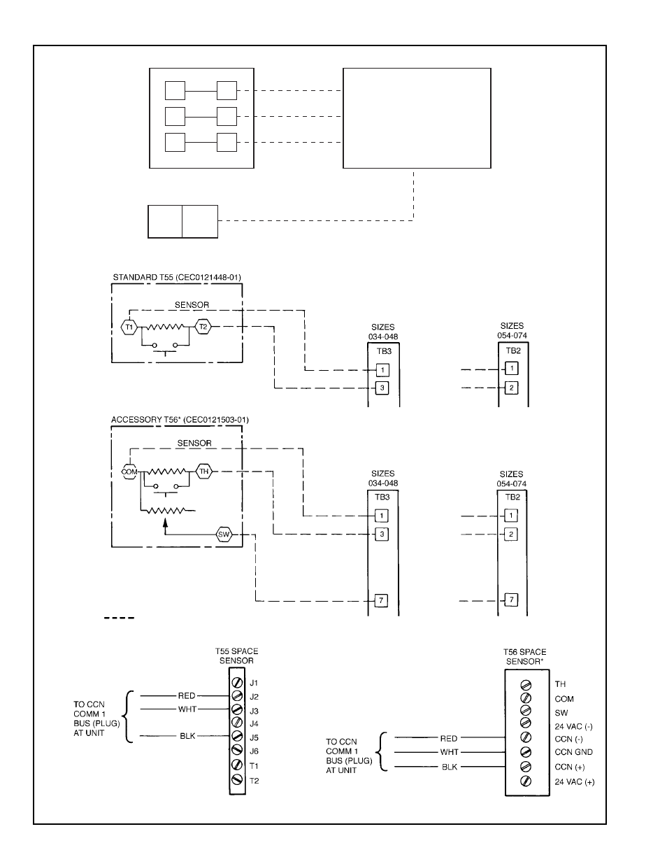 Typical field wiring | Carrier 50JB044 User Manual | Page 4 / 11