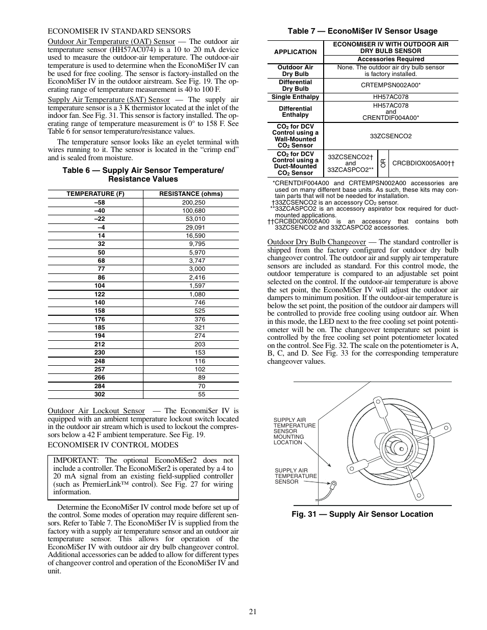 Carrier 50TFQ008-012 User Manual | Page 21 / 56